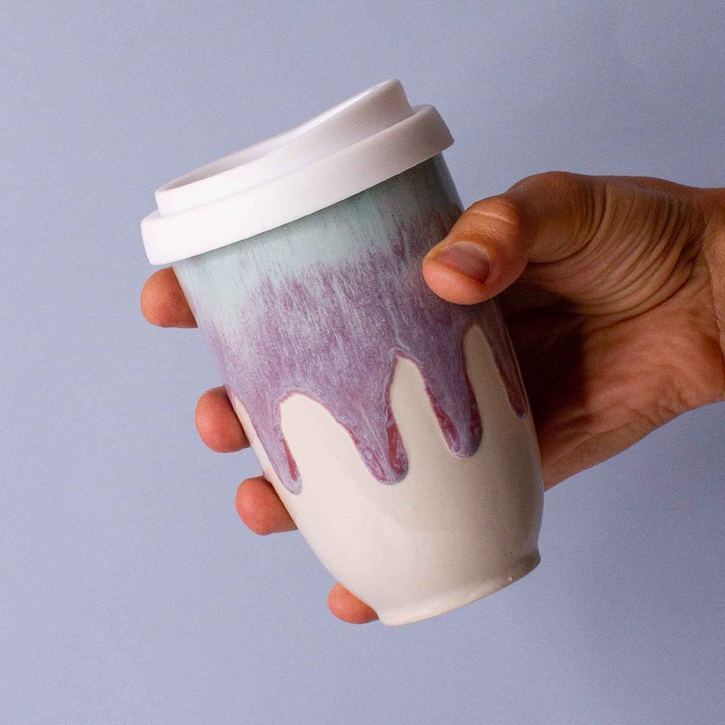 Pottery for the Planet | Large 12oz Travel Cup - Angelic