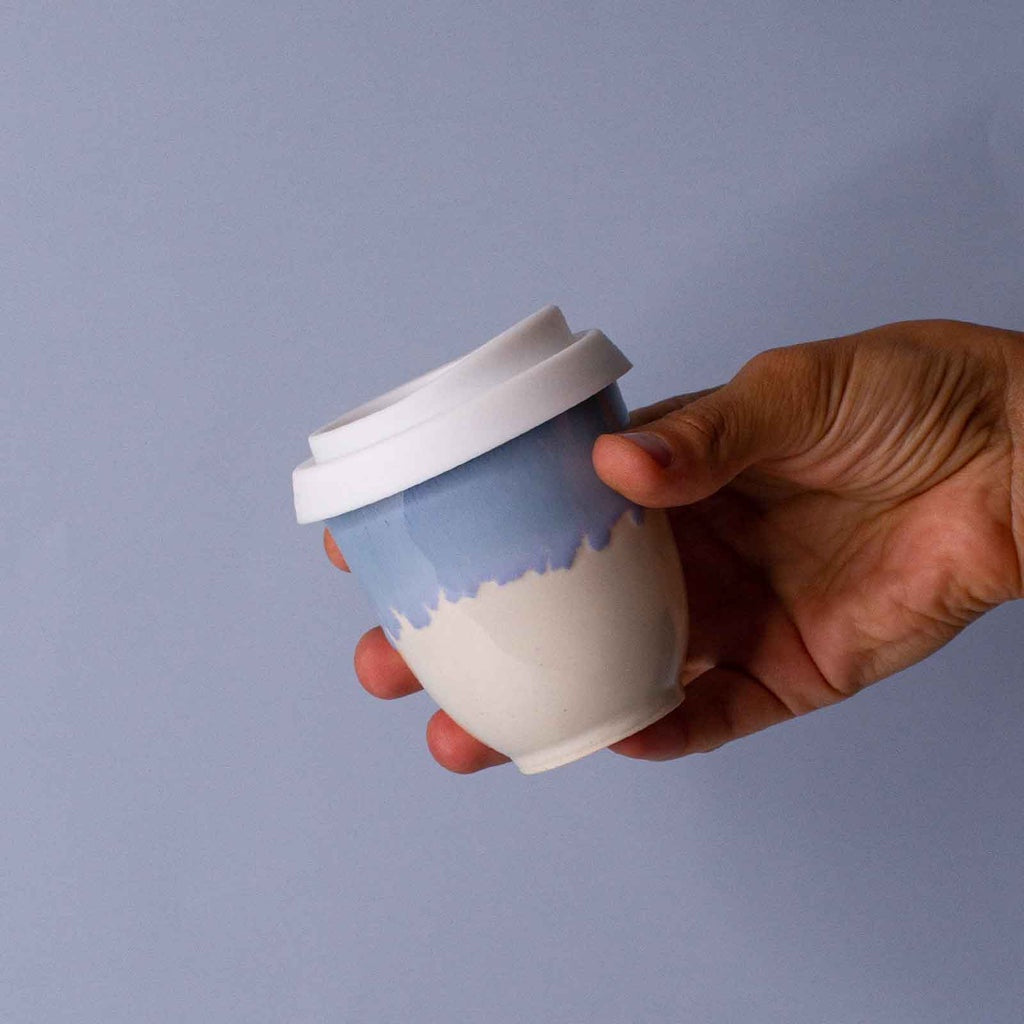 Pottery for the Planet 4oz Piccolo Travel Cup - Monsoon