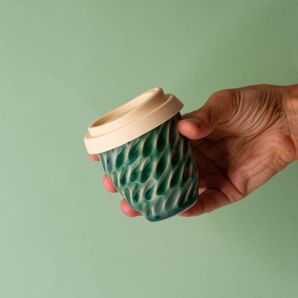 Pottery for the Planet 4oz Piccolo Travel Cup - Sage