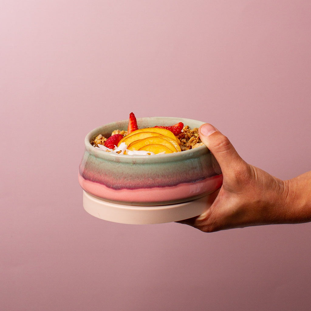 Pottery for the Planet | Travel Bowl Small Pink Flamingo