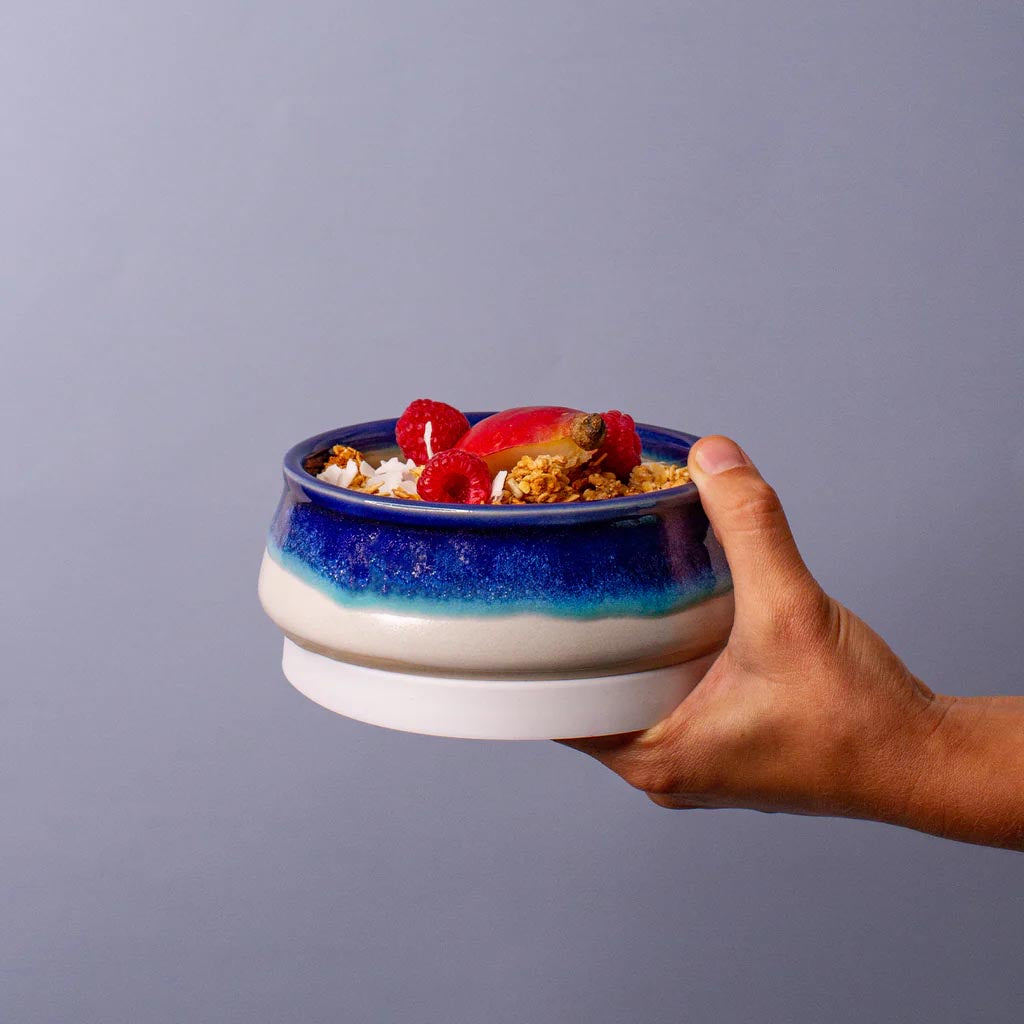 Pottery for the Planet | Travel Bowl Small Ocean Bliss
