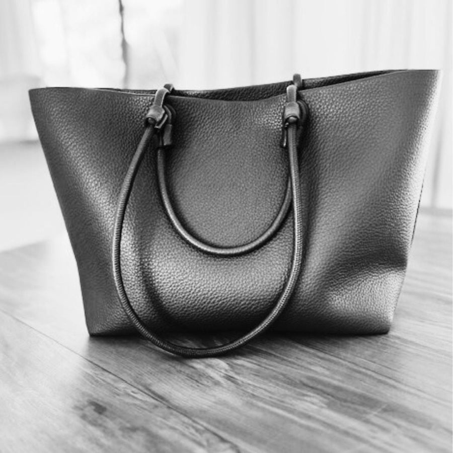 Queen Of The Foxes | Bag - Perfect Tote + Dumpling Bag - Black