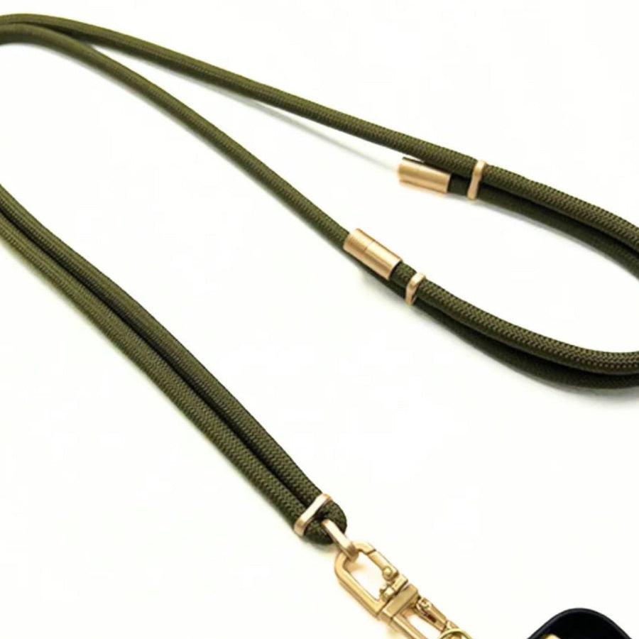 Queen of the Foxes | Lanyard - Lux Cord Crossbody - Olive