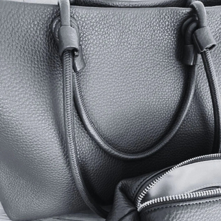 Queen Of The Foxes | Bag - Perfect Tote + Dumpling Bag - Black