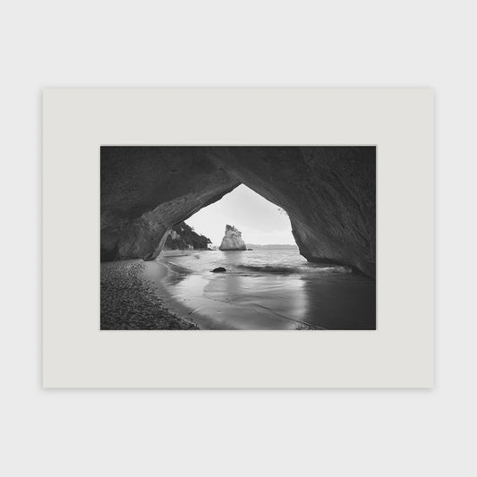 Cathedral Cove Landmark Art Print