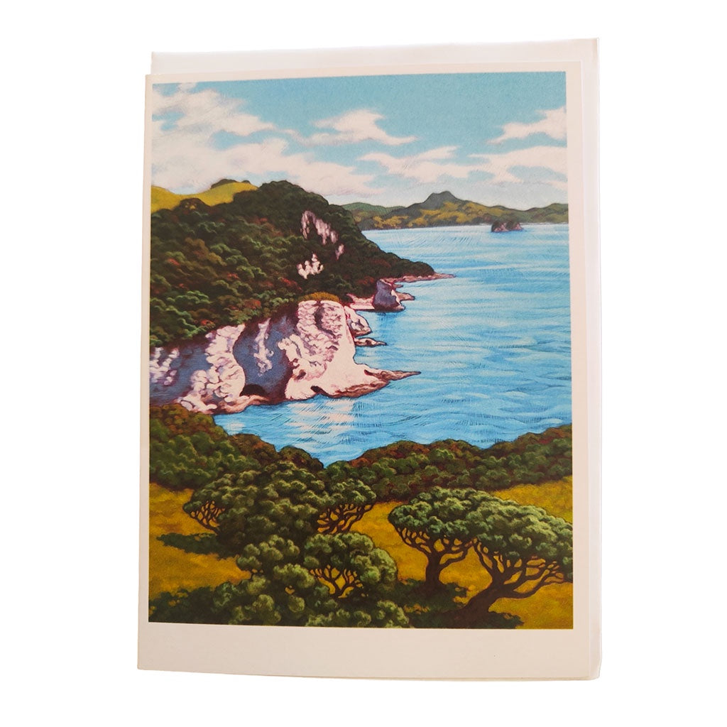 Rachel Olsen Greeting Card - Above Cathedral Cove