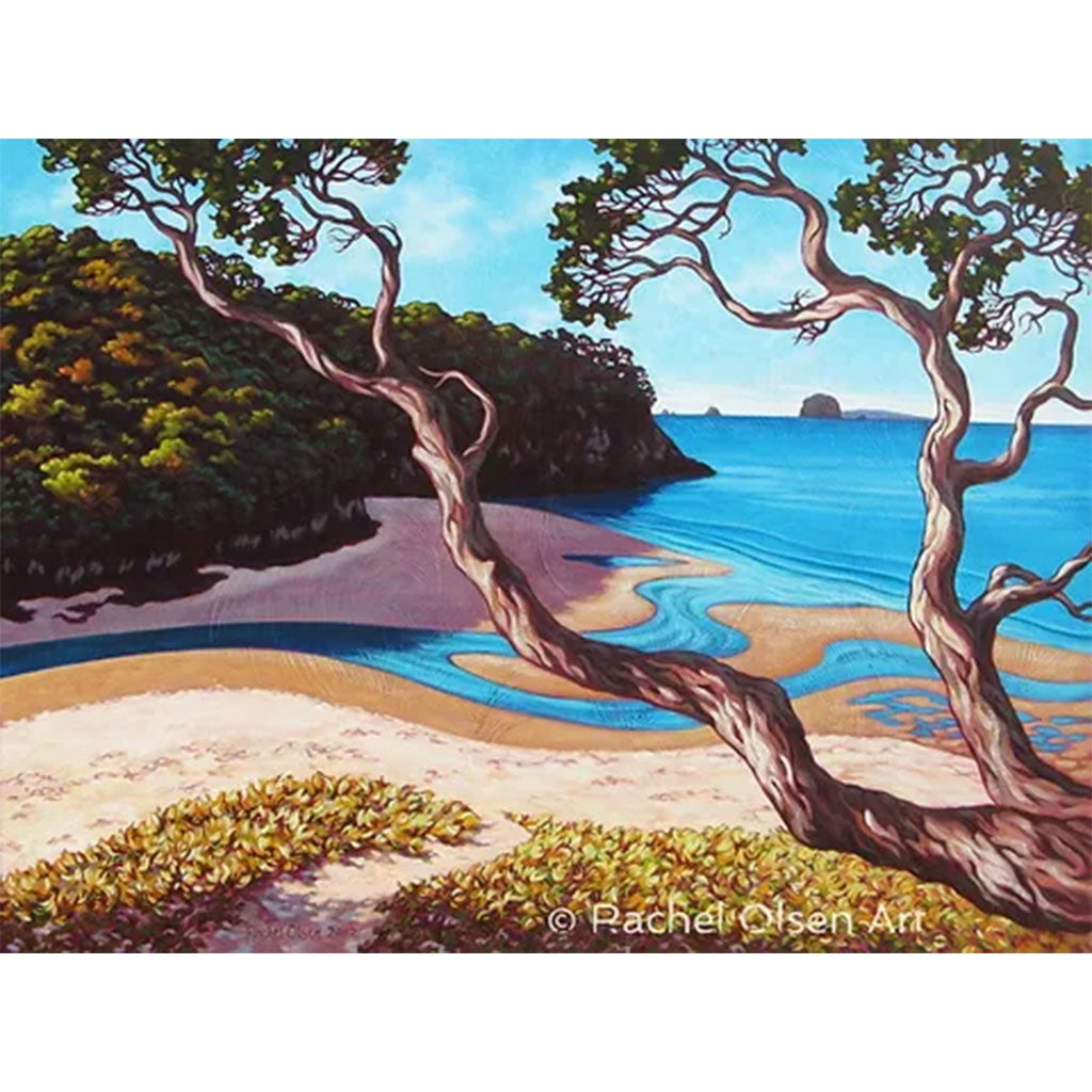 Rachel Olsen Greeting Card - Cook's Beach Estuary