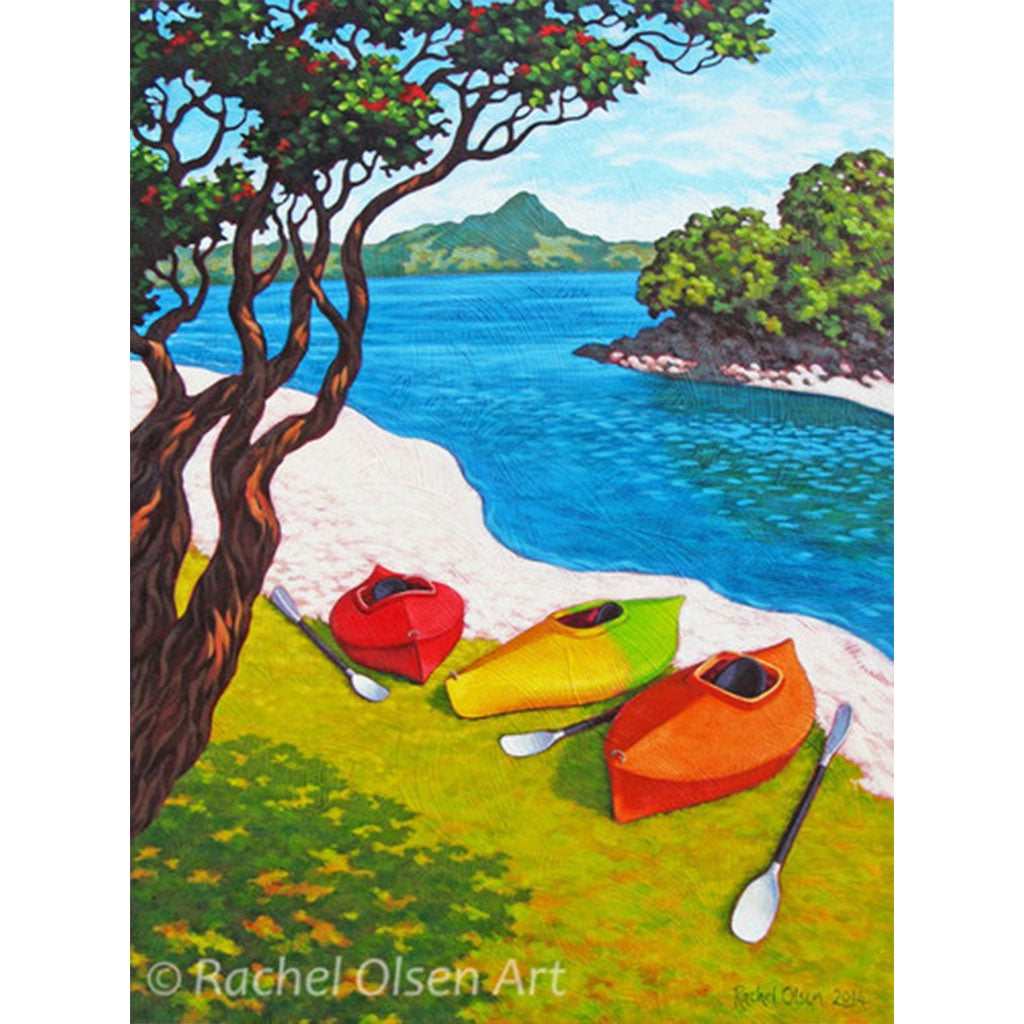 Rachel Olsen Greeting Card - Purangi Kayaks