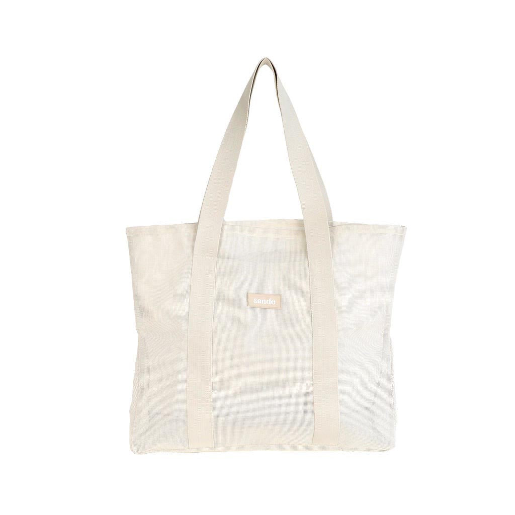 sande-kids-large-mesh-beach-bag-sand,1,SANDE Mini Beach Hauler 55L mesh bag in Sand Ð kids beach bag NZ