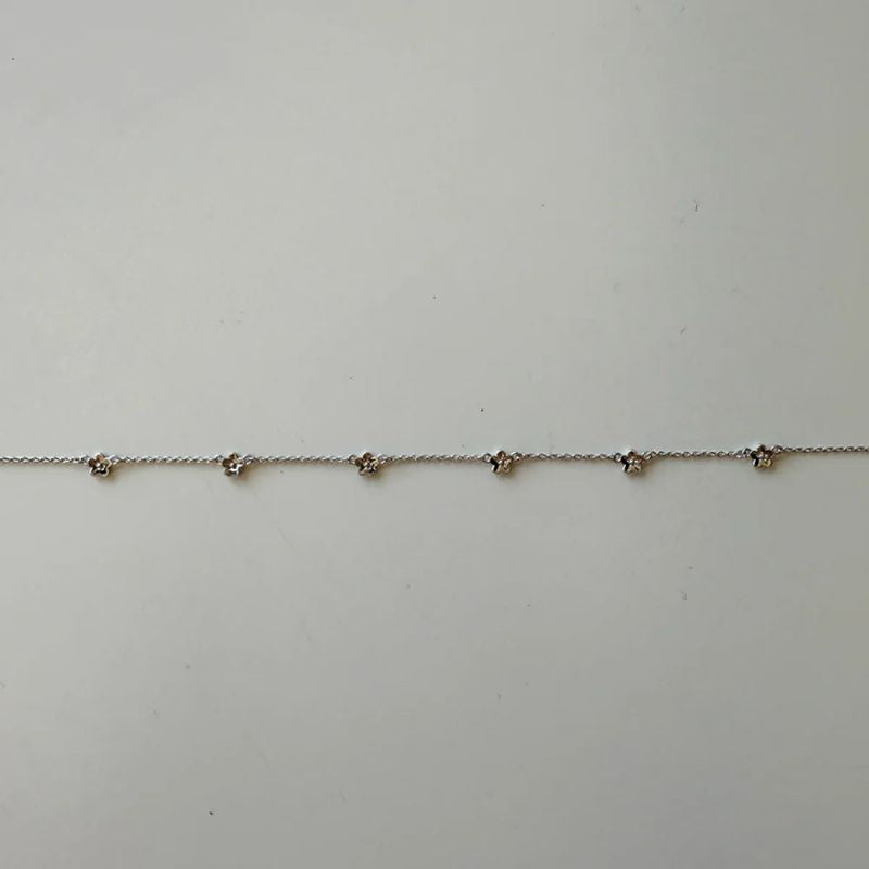 SOPHIE | Daisy Chain Necklace - Silver