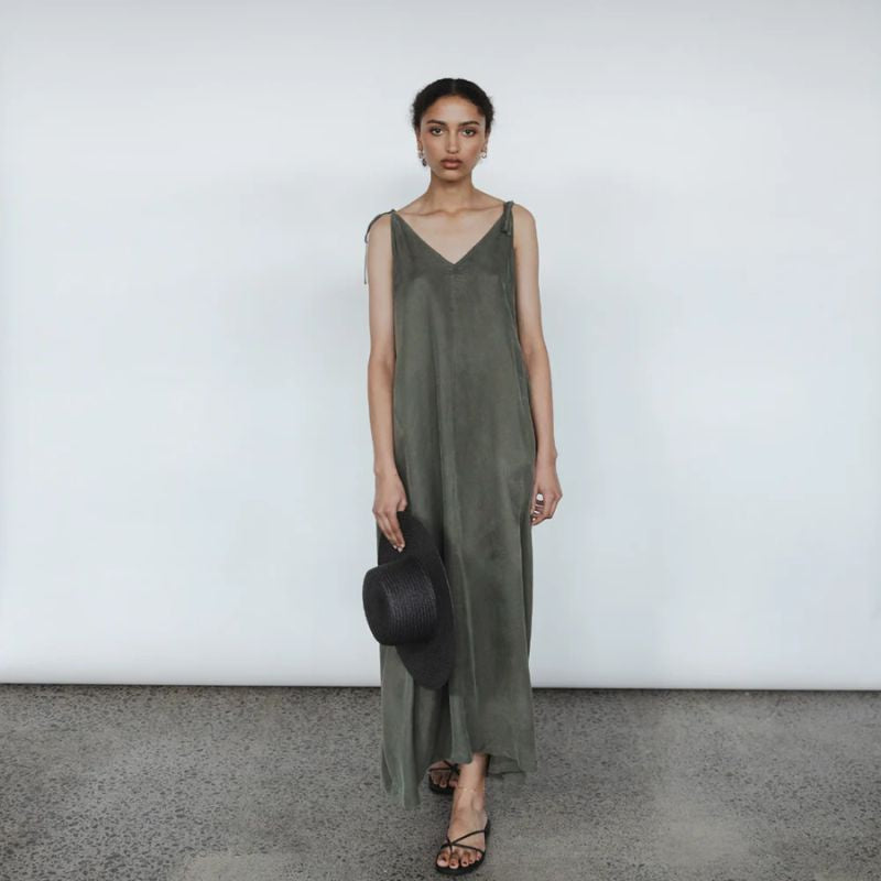 SOPHIE | Let's Flow Dress - Moss