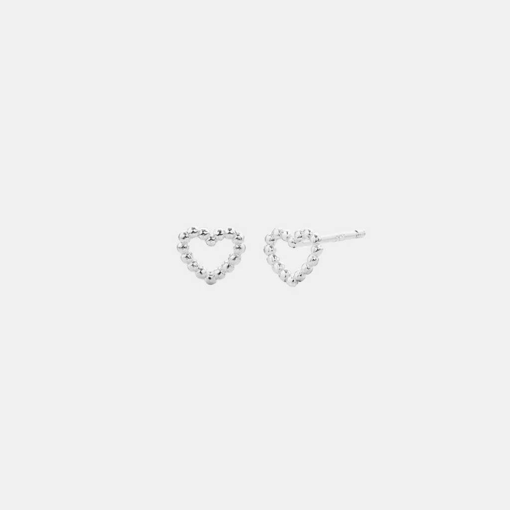 SOPHIE | Dotty Love Studs - Silver