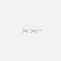SOPHIE | Micro Bow Studs - Silver