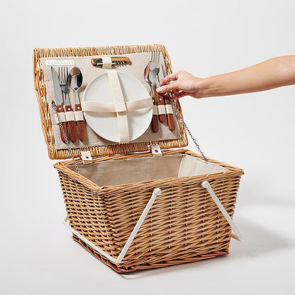 SunnyLife Small Picnic Basket Natural