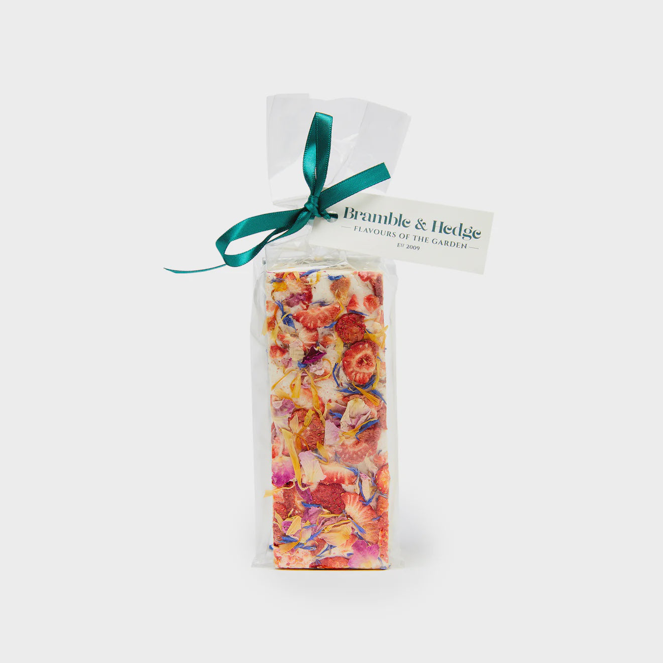 Bramble & Hedge | Nougat Bar - Strawberry, Elderflower & Belgian White Chocolate