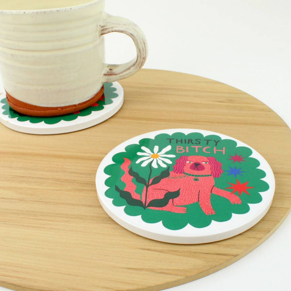Studio Soph | Coaster - Thirsty Bitch