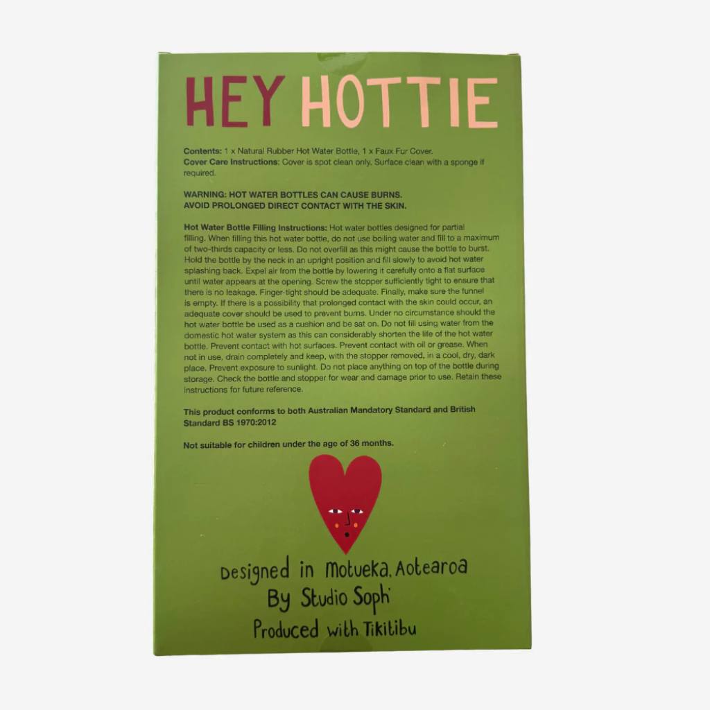 Studio Soph | Hot Water Bottle - Hey Hot Stuff