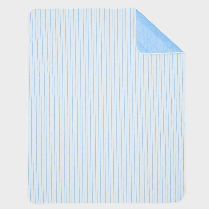 SunnyLife | Beach and Picnic Blanket Le Weekend Mid Blue-Cream