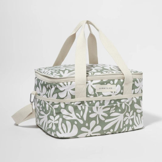 SunnyLife | Canvas Cooler Bag The Vacay Olive