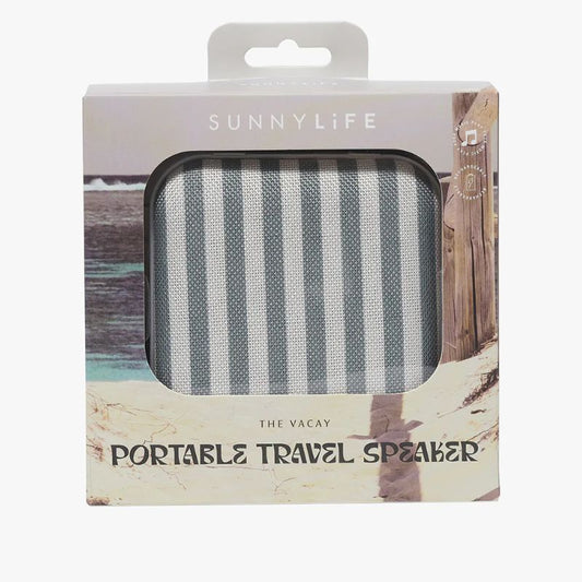 SunnyLife | Portable Travel Speaker The Vacay Olive Stripe