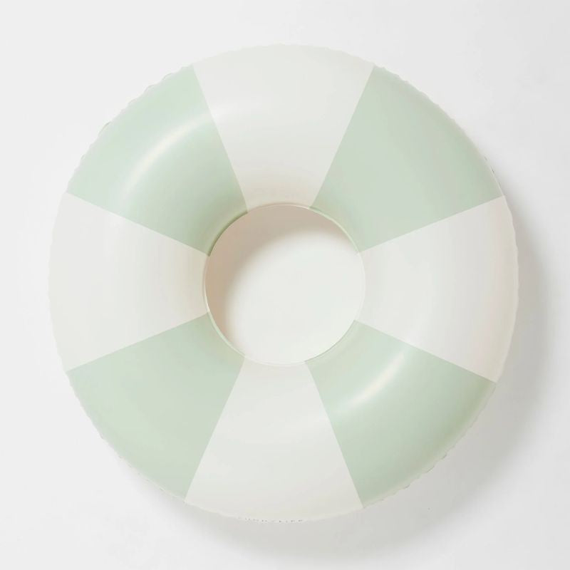 SunnyLife | Tube Pool Ring The Vacay Soft Olive Stripe