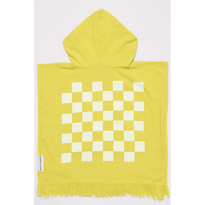 SunnyLife Beach Games Hooded Towel Checkerboard