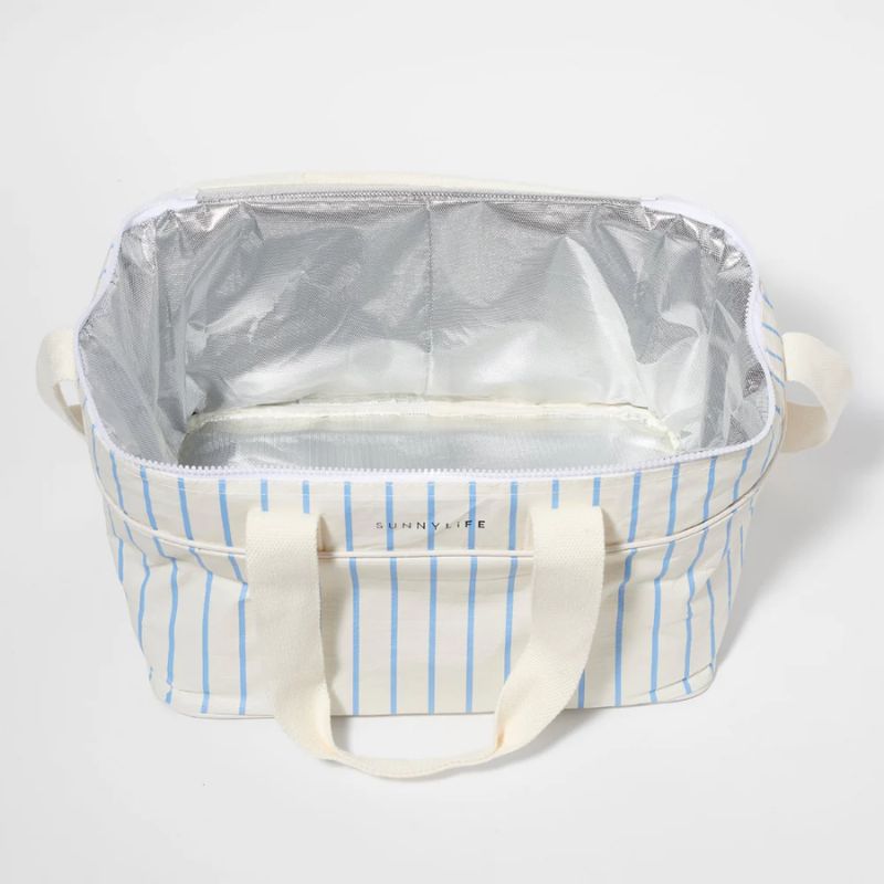 SunnyLife | Cooler Bag Le Weekend Mid Blue-Cream