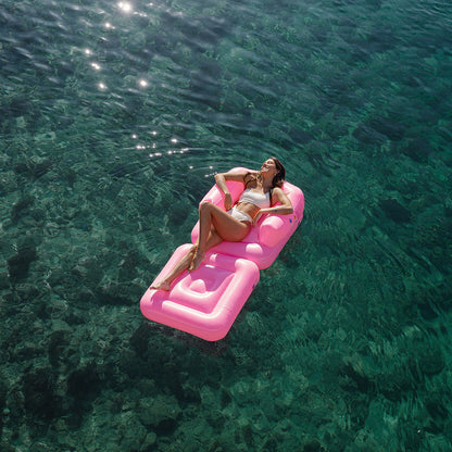 SunnyLife Inflatable Lilo Chair Neon Pink