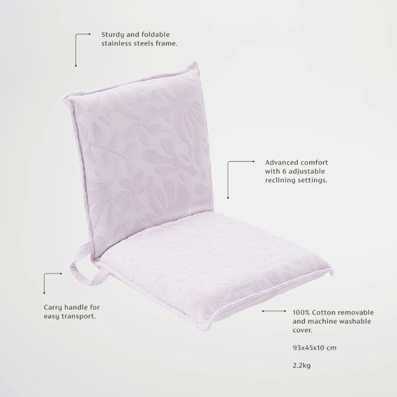 SunnyLife | Luxe Folding Seat Rio Sun Pastel Lilac