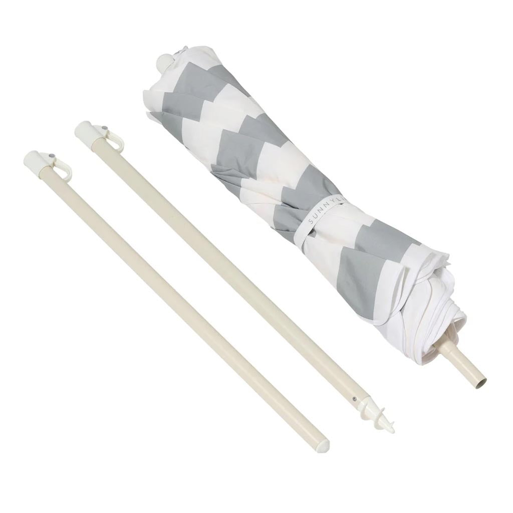 SunnyLife | Compact Beach Umbrella Sea Sage Stripe