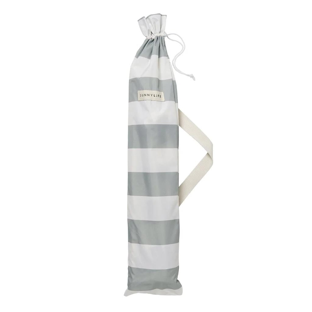 SunnyLife | Compact Beach Umbrella Sea Sage Stripe