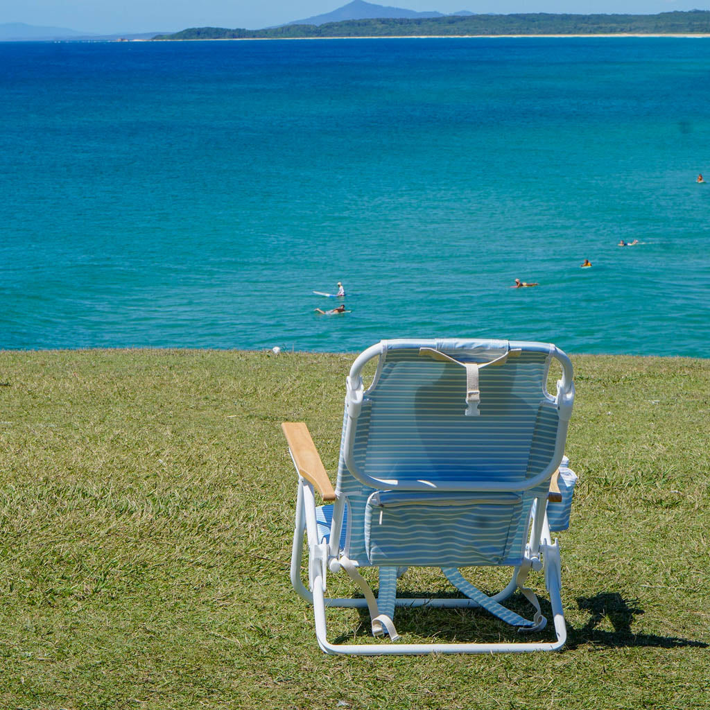 SunnyLife | Deluxe Beach Chair Blue Stripe