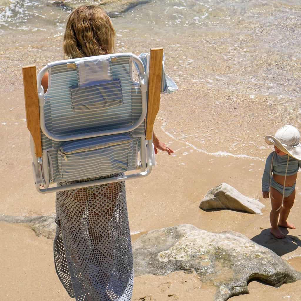 SunnyLife | Deluxe Beach Chair Blue Stripe