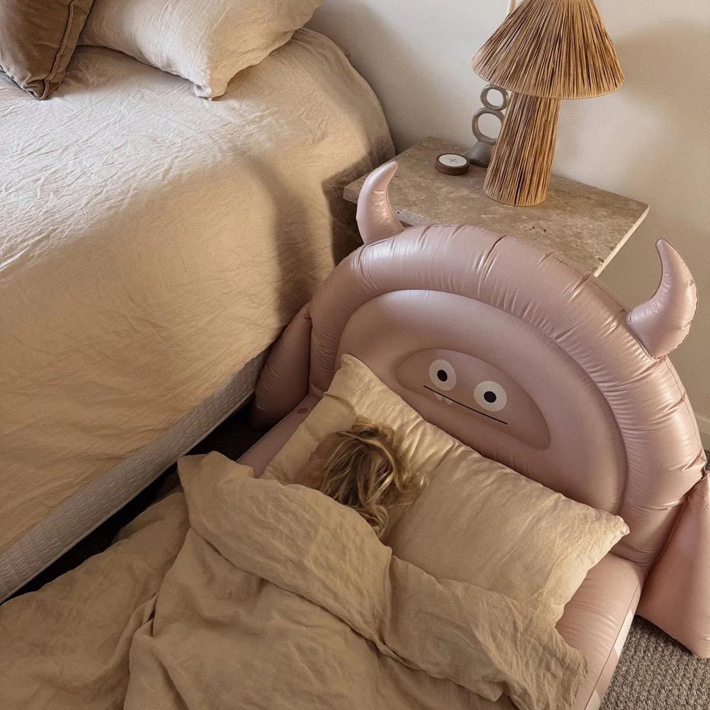 SunnyLife | Kids Sleepover Bed Monster Pink