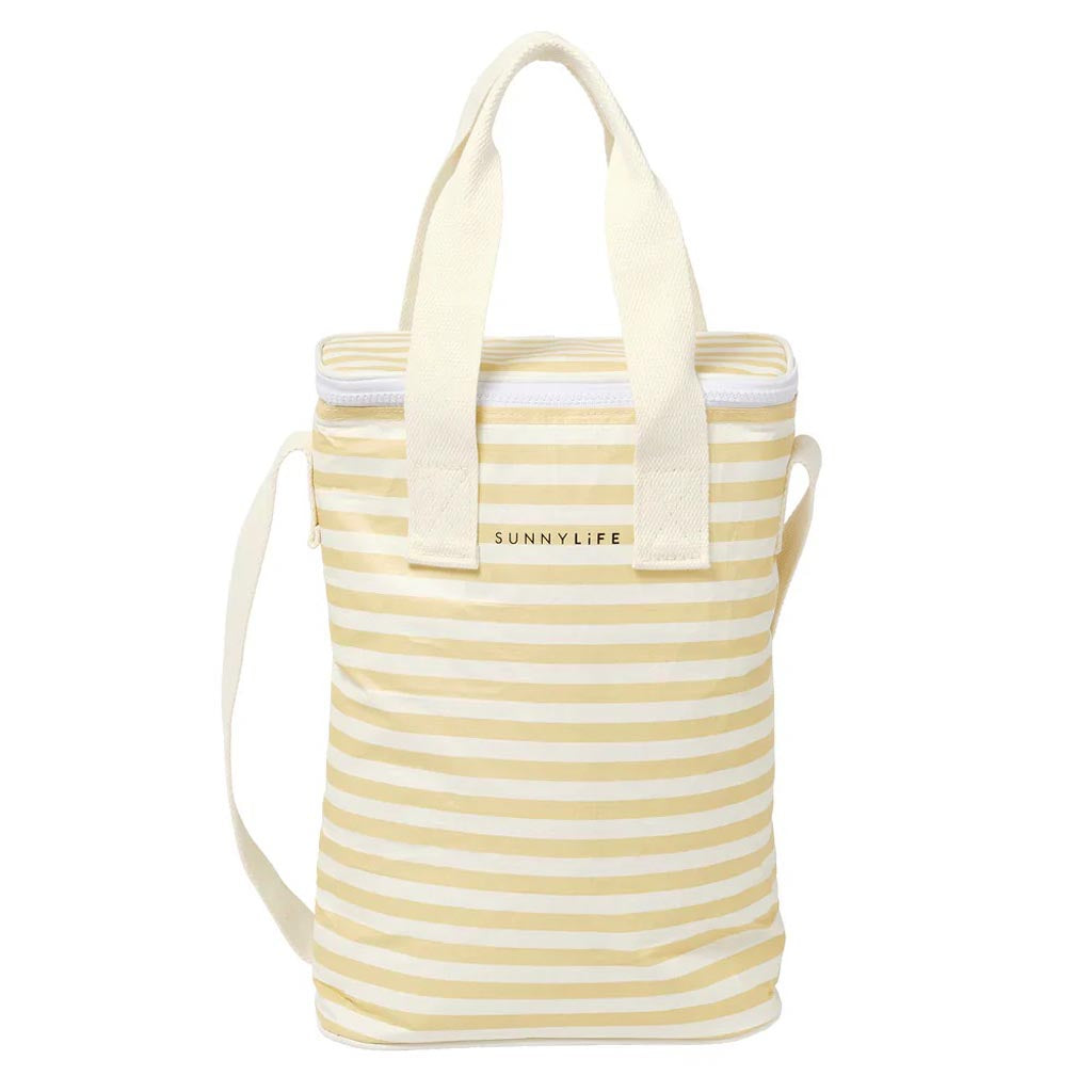 SunnyLife | Light Cooler Drinks Bag Butternut Stripe