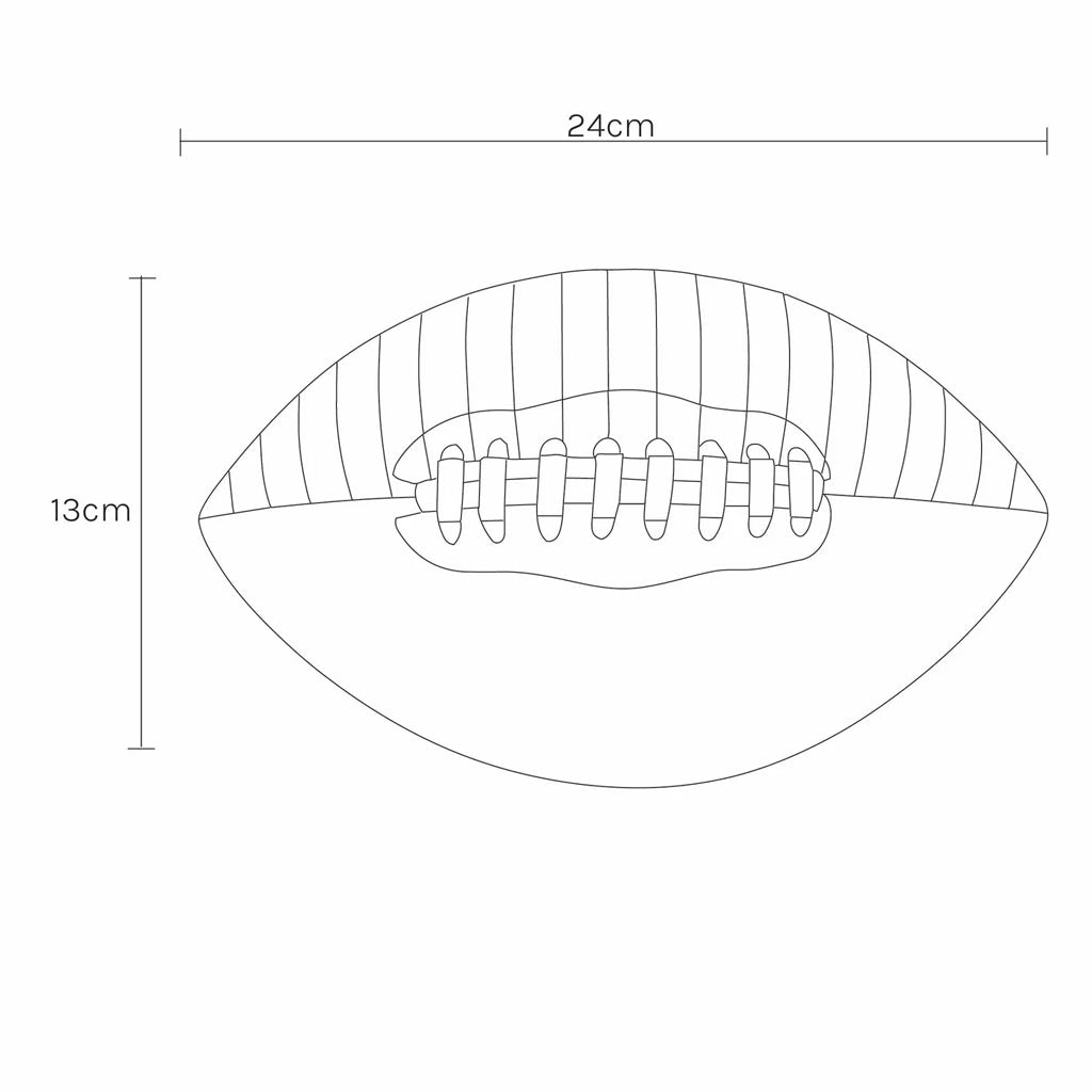 SunnyLife | Neoprene Football Tides Out Citrus