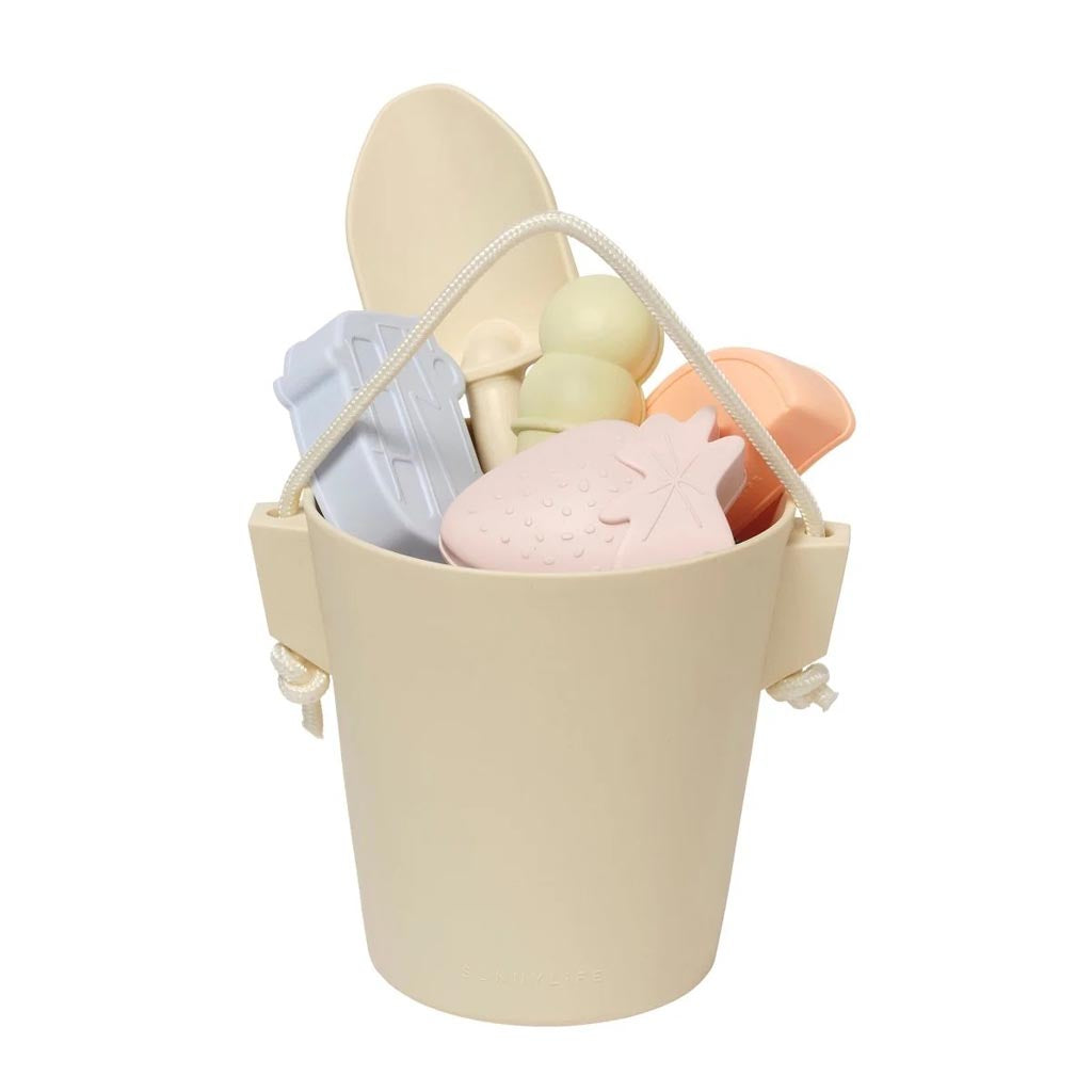 SunnyLife | Silicone Bucket & Spade Set Apple Sorbet Multi