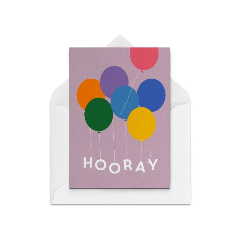 The Paper People | Balloons Card