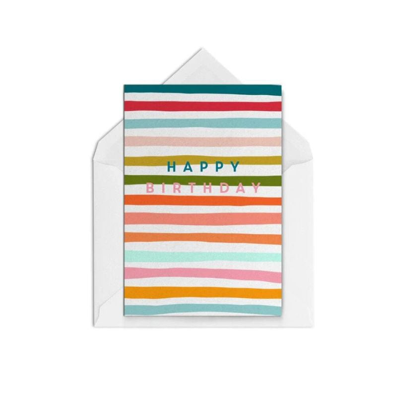 The Paper People | Happy Birthday Stripes