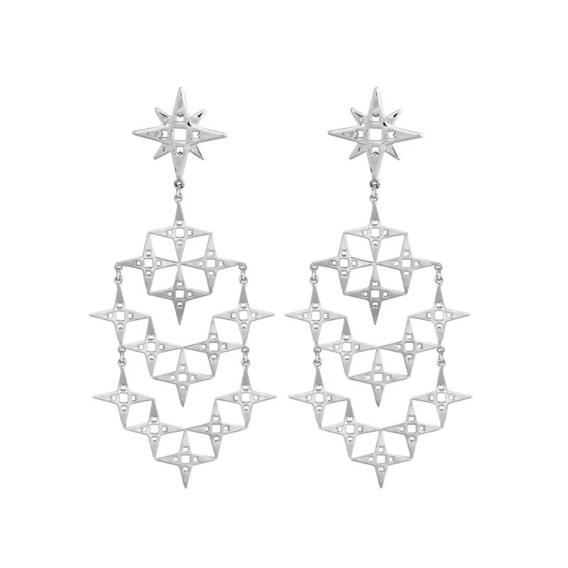 Lindi Kingi | Starseed Earrings Platinum