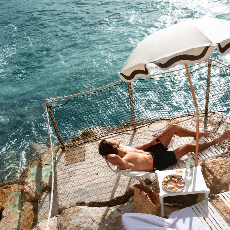 SunnyLife | Casa Marbella Vintage Black Umbrella