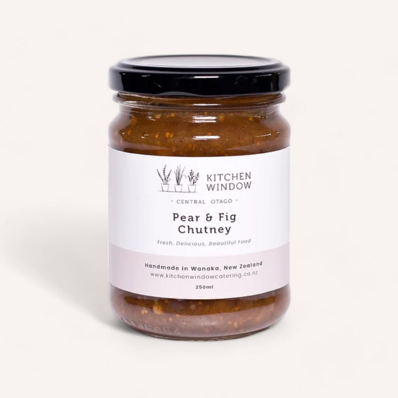 Kitchen Window Wanaka | 250ml Pear & Fig Chutney (BRONZE medal)