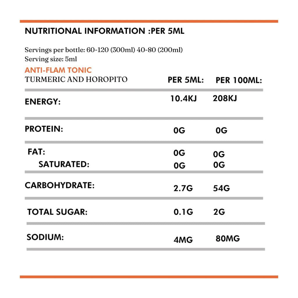 Wild Dispensary | Anti Flam Tonic 200ml