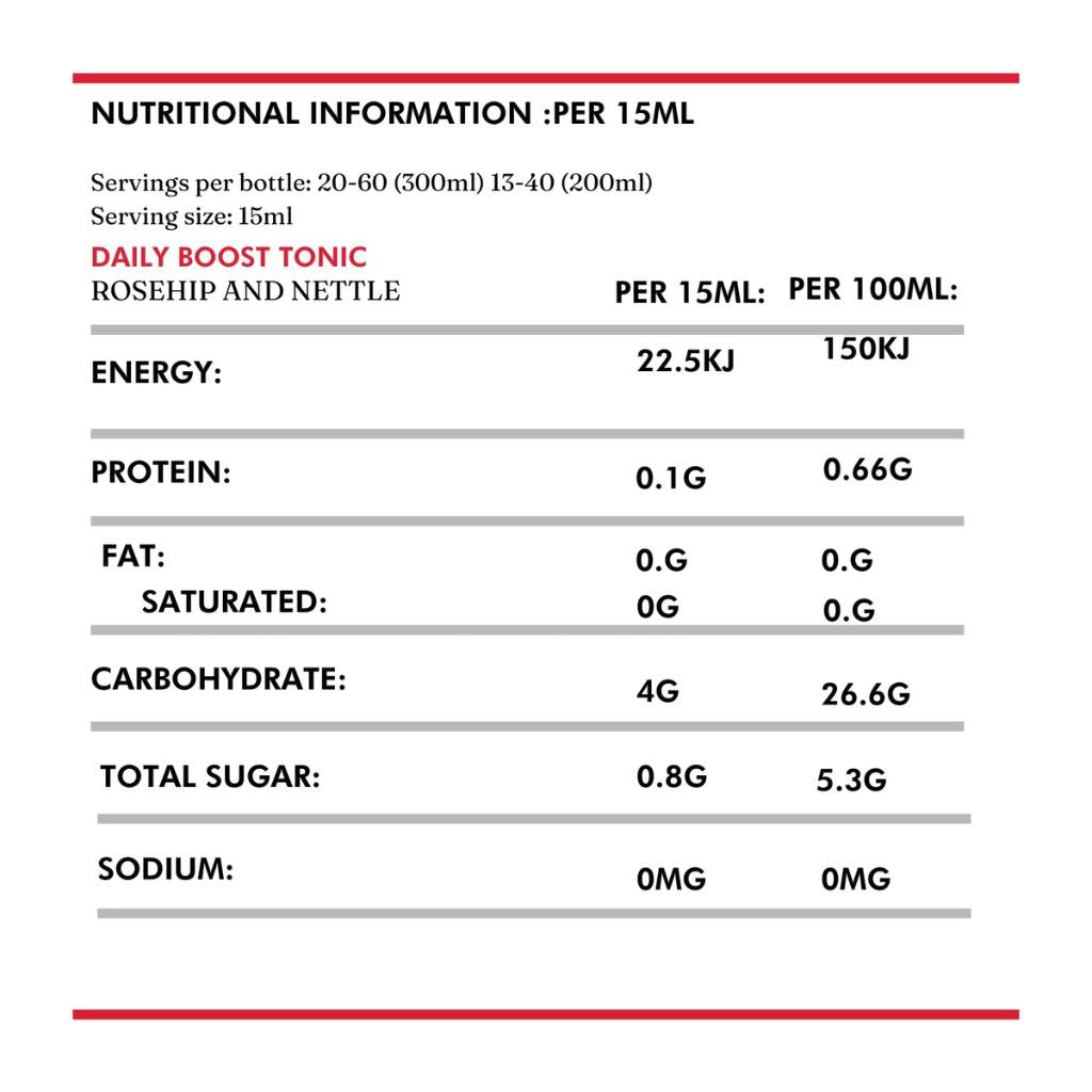 Wild Dispensary | Daily Boost Tonic 200ml