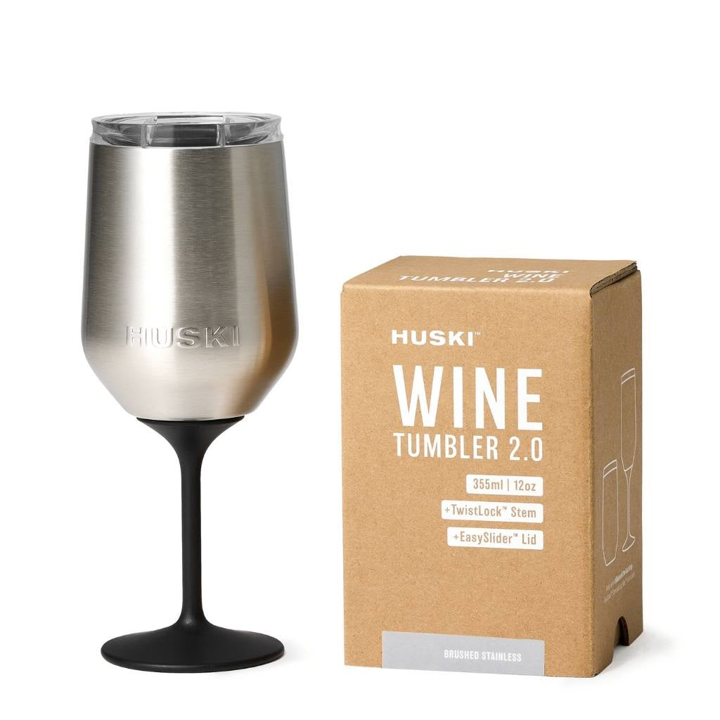 Huski | Wine Tumbler 2.0 Brushed Stainless