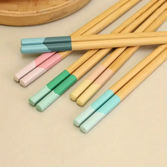 Bamboo Chopsticks Assorted Colours