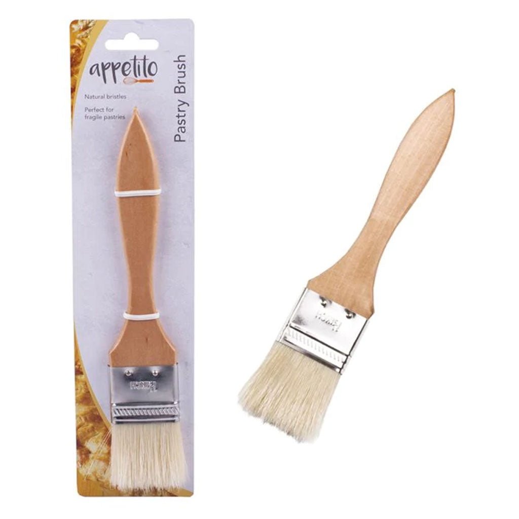 Appetito Wooden Pastry Brush - Cove. Beach Essentials