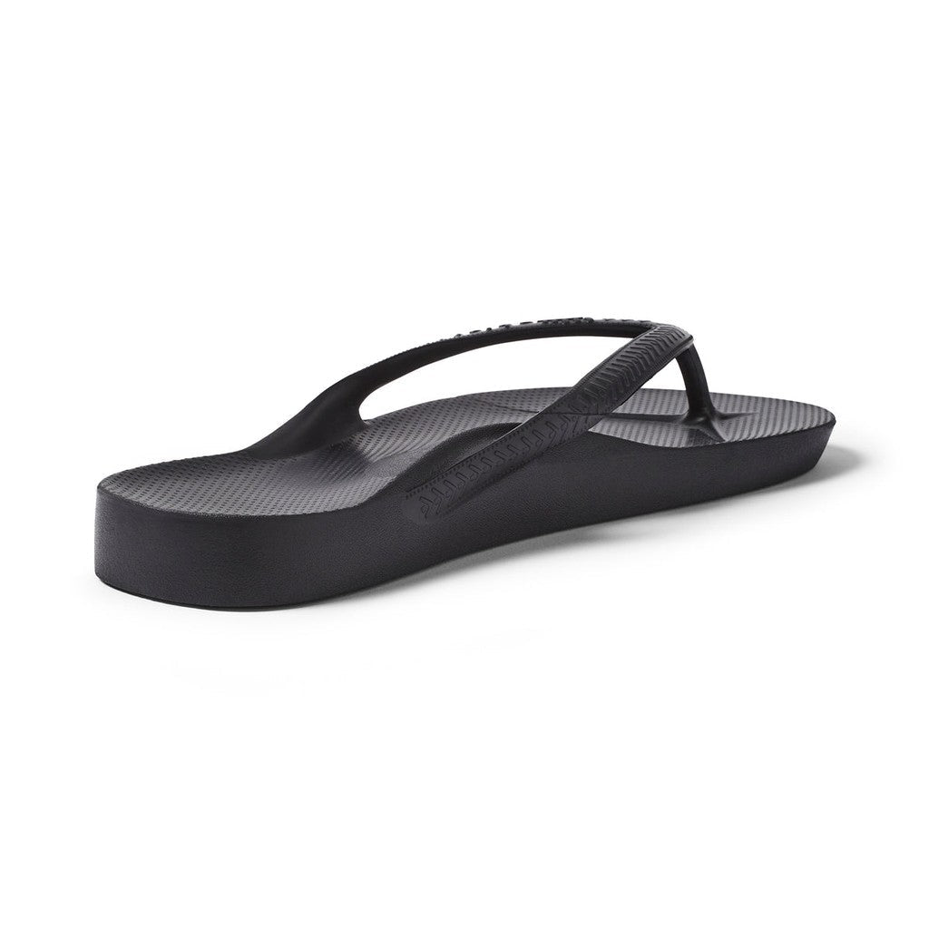 Archies Support Jandals | Classic - Black - Cove. Beach Essentials