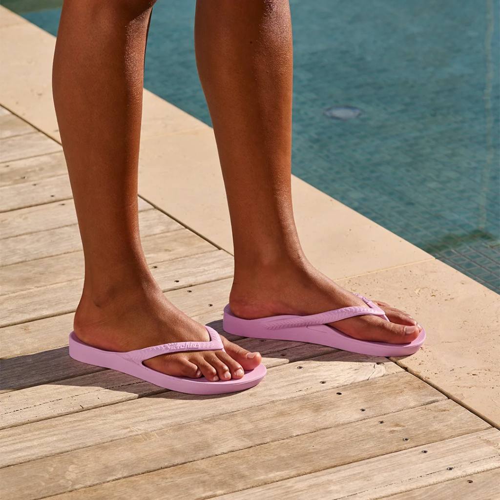 Archies Support Jandals | Classic - Lilac - Cove. Beach Essentials