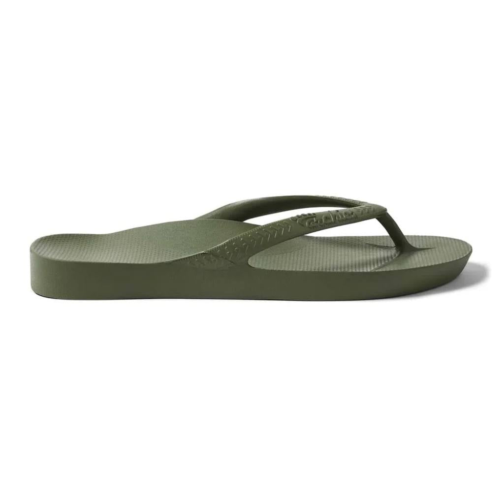 Archies Support Jandals | Classic - Olive - Cove. Beach Essentials